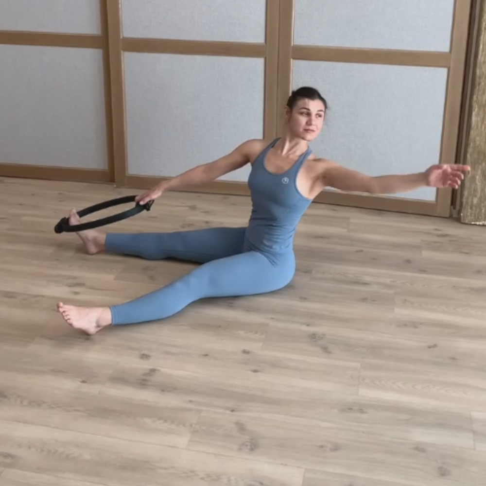 Разнообразие упражнений с Pilates ring